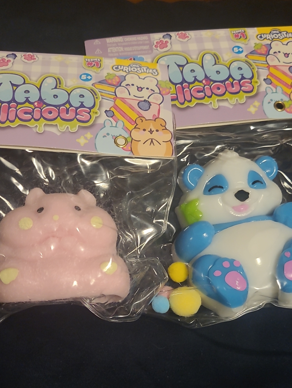Taba-licious Pink Hamster and Purple Panda